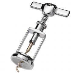 Corkscrew Bell 14.8cm crome