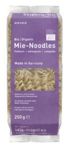 Nuudlid MIE täistera BIO 250g