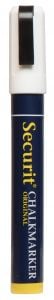 Kriidimarker Securit® , valge - medium 2-6mm