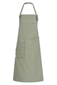 Apron olive green 77x95cm