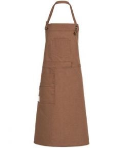 Apron rust brown 77x95cm