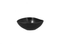 Salad bowl 14x11cm 270ml SHAPED black