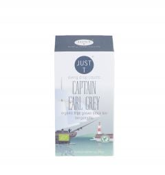 JUST-T Orgaaniline must tee bergamotiga.  CAPTAIN EARL GREY BIO 1,75gx20