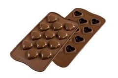 SCG48 3D - SILICONE MOULD N.12 MY LOVE Brown