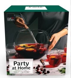 Booliklaaside komplekt 8tk 470ml + boolikauss 12,8L PARTY AT HOM