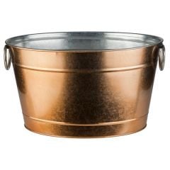 Beverage tub -TIN- 40x28cm h-22cm 11L copper