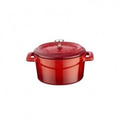 Casserole cast iron LAVA ø14cm 760ml red induction