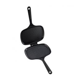 Panini grillpann, malm LAVA GRIDDLE 18x26cm must matt, induktsioon