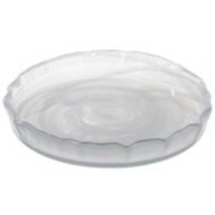 Taldrik ISTANBUL ø23cm klaas alabaster valge