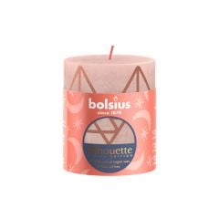 Küünal ø6,8 h-8cm 35h RUSTIC MISTY PINK