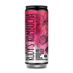 Kombucha Vaarikas ja basiilik ilma suhkruta 330ml EE