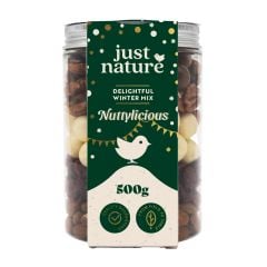 Party mix šokolaadiga kaetud sarapuupähklitega NUTTYLICIOUS 500g JUST NATURE