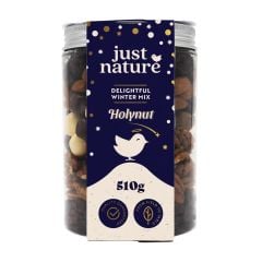 Party mix šokolaadiga kaetud kookospähklitega HOLYNUT 510g JUST NATURE