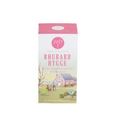 JUST T Orgaaniline must tee rabarberi ja vanilliga RHUBARB HYGGE BIO 1,75gx20