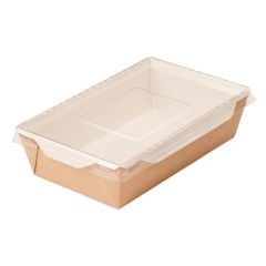 Toidukarp kartongist kaanega 1200ml 18x12cm, h-5.cm, 1tk