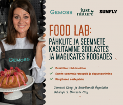 KOOLITUS 13.11.2024 - FOOD LAB: Pähklite ja seemnete kasutamine soolastes ja magusates roogades