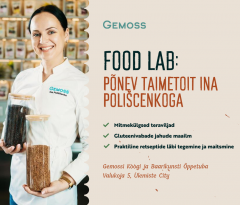 KOOLITUS 20.03.2025 - FOOD LAB: Põnev taimetoit Ina Polišcenkoga